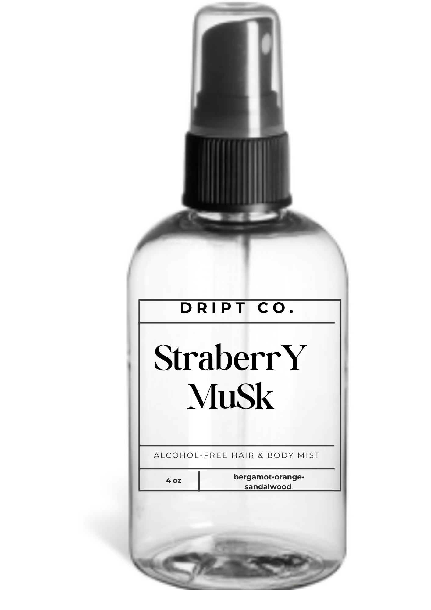 Dipt StrawberrY MuSk Hair and Body Mist 8 oz